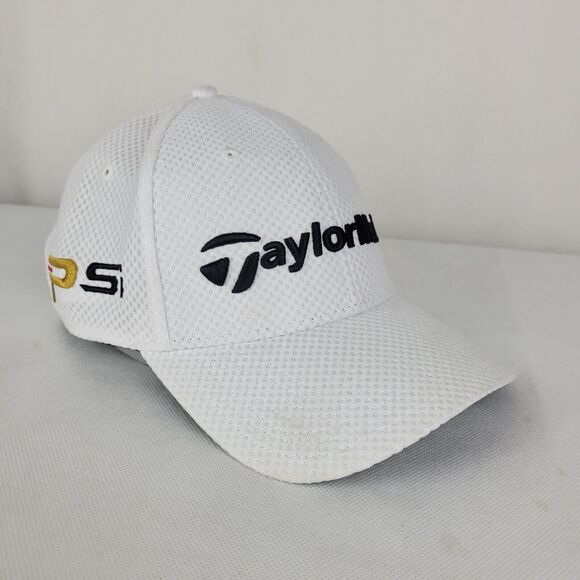TaylorMade Golf Hat M1 PSi Flexfit L/XL White Cap - Picture 5 of 6